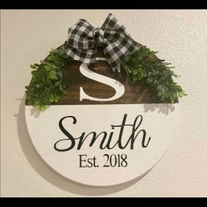 12 inch Family Sign